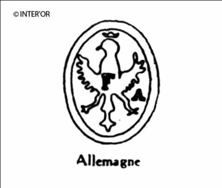 Aigle imperiale couronnee f. A