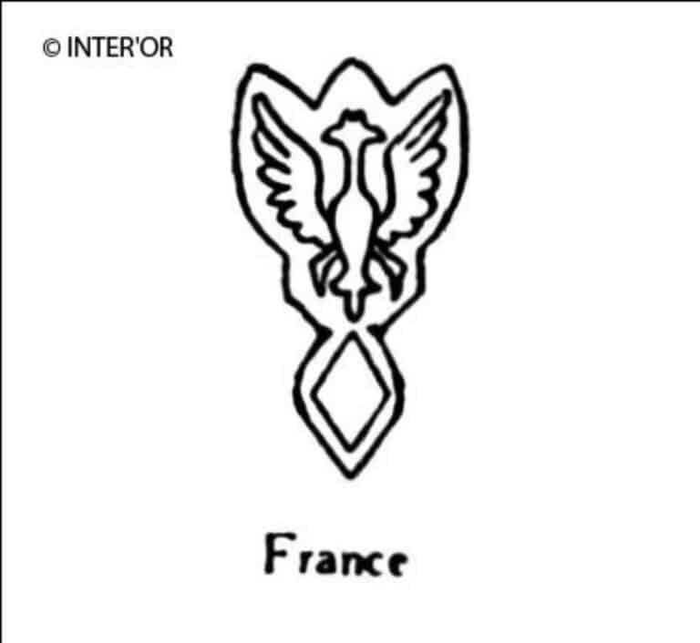 Alerion sur un losange