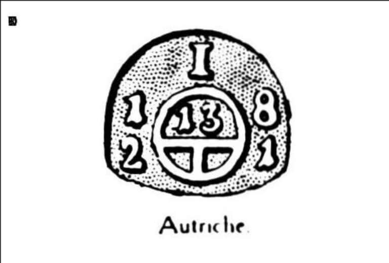 Blason surmonte d'un i