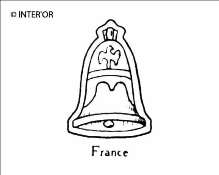 Cloche ornee et bataillee