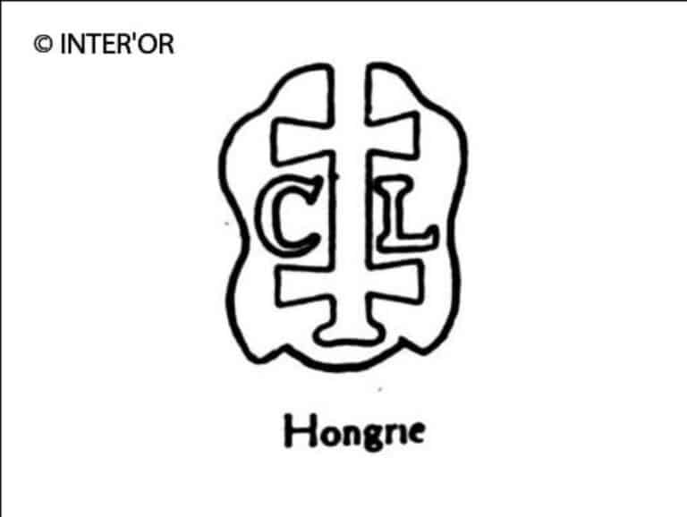 Croix a deux branches c. L