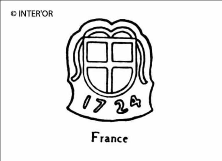 Croix dans armoiries 1724