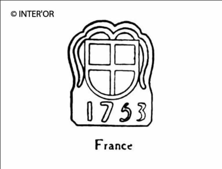 Croix dans armoiries 1753