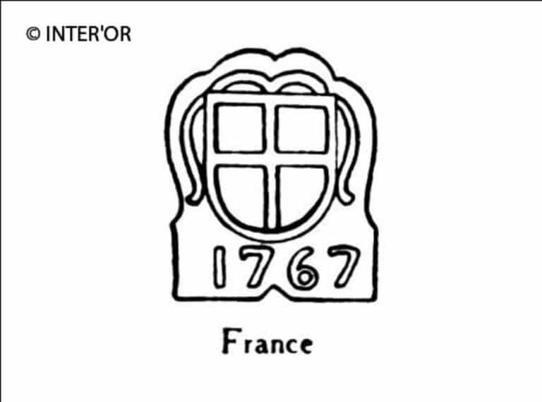 Croix dans armoiries 1767
