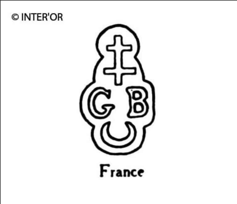 Croix de lorraine croissant - g b