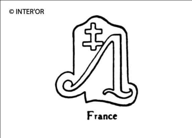 Croix de lorraine lettre l grecque