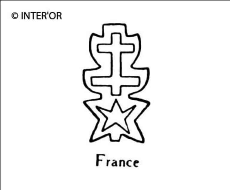 Croix de lorraine sur etoile