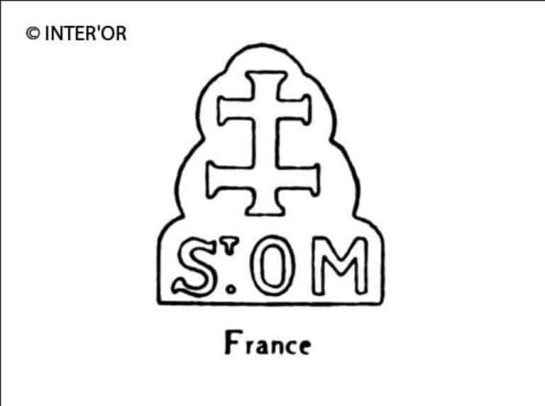 Croix de lorraine sur st. O m