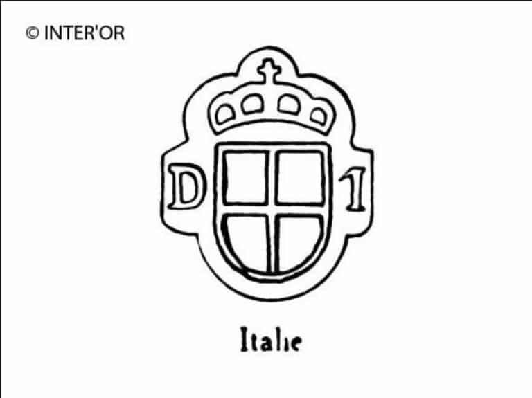 Ecusson couronne d - 1