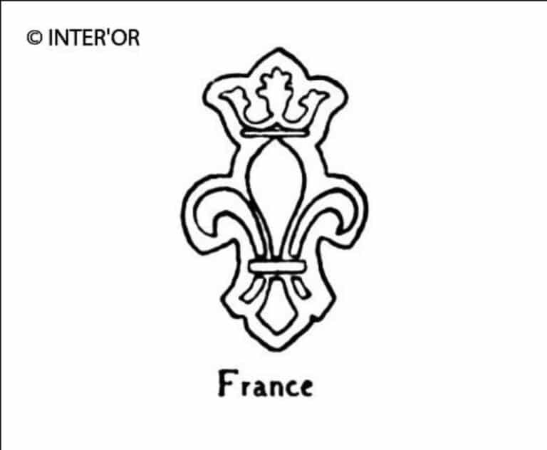 Fleur de lys couronnee