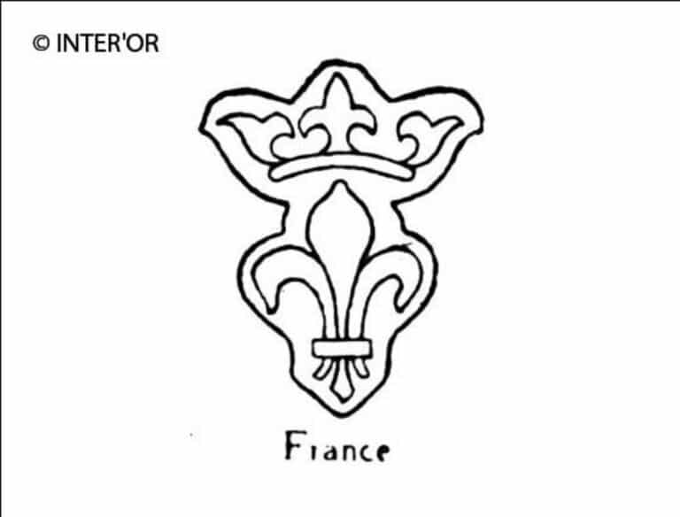 Fleur de lys couronnee