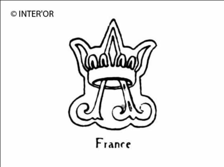 Lettre a dans une couronne
