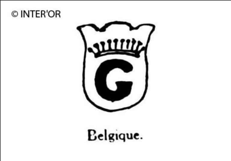 Lettre g couronnee