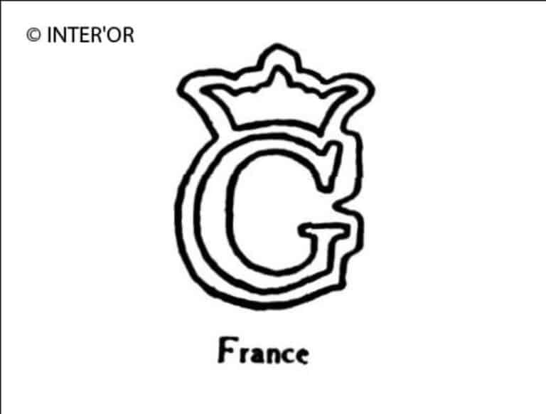 Lettre g couronnee