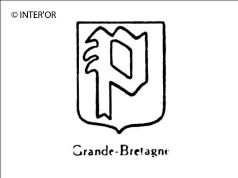 Lettre gothique p