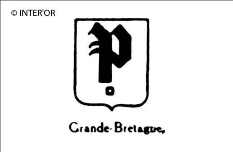 Lettre gothique p