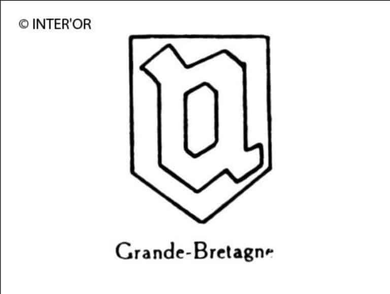 Lettre gothique u