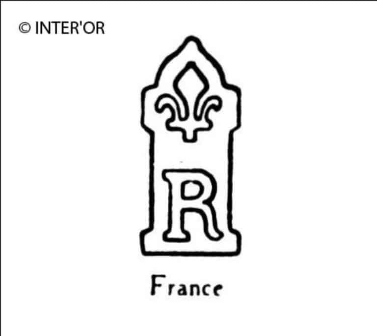 Lettre r fleurdelysee
