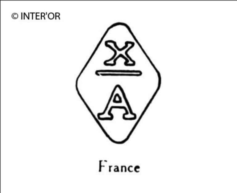 Lettre x sur a