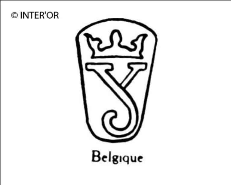 Lettre y couronnee