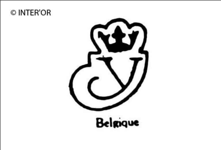 Lettre y couronnee