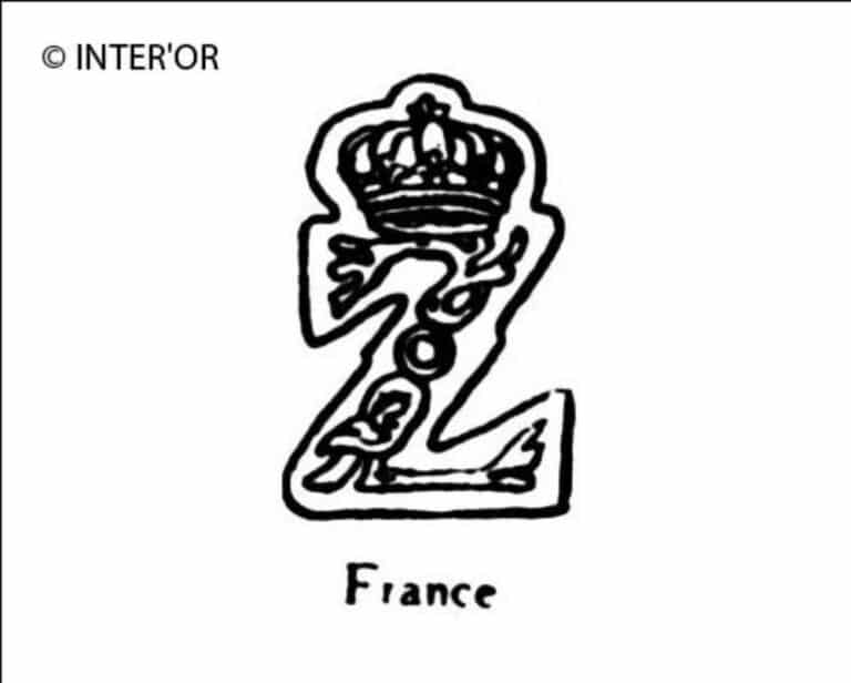 Lettre z couronnee