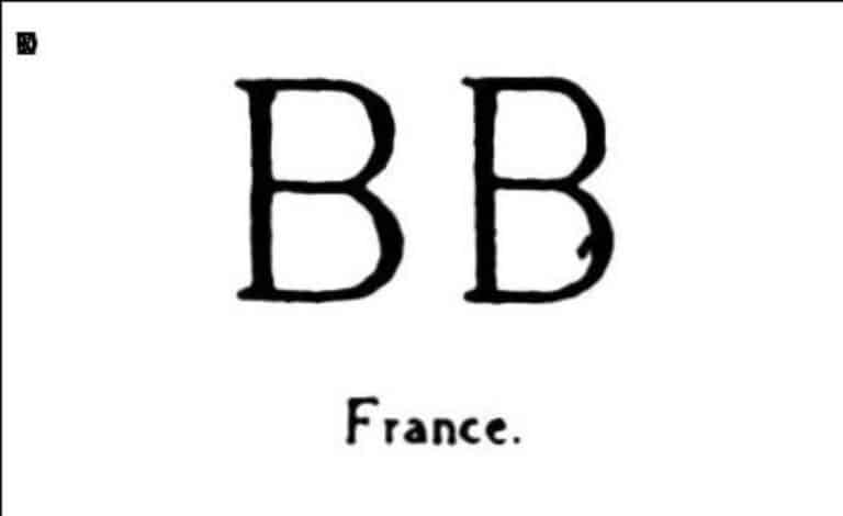 Lettres B. B - Poinçon FRANCE | InterOr Paris