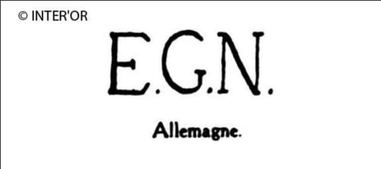 Lettres e. G. N