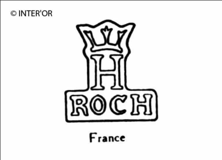 Lettres roch sous h couronne