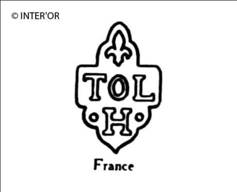 Lettres t o l fleurdelisees h