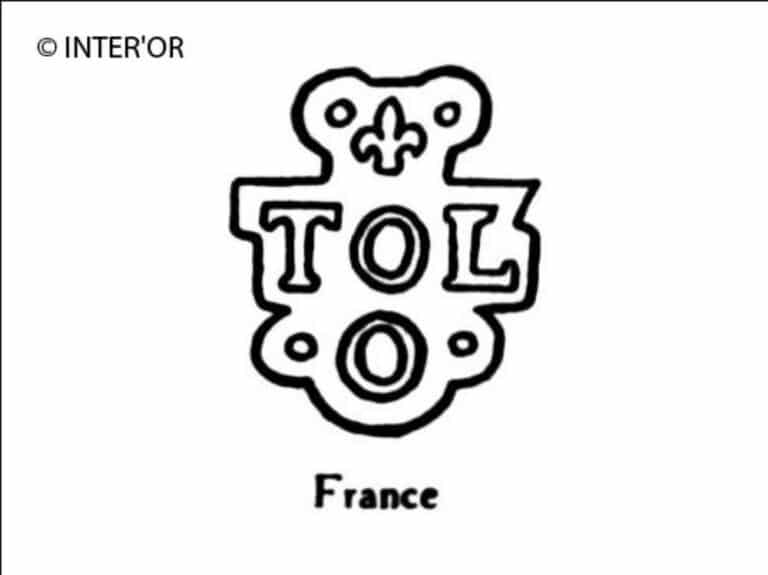 Lettres t o l fleurdelisees o