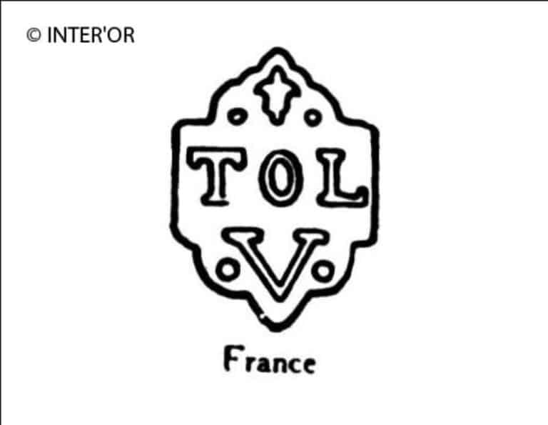 Lettres t o l fleurdelisees v
