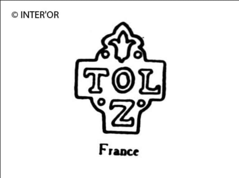 Lettres t o l fleurdelisees z