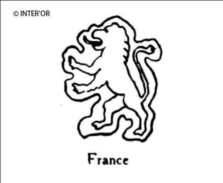 Lion debout