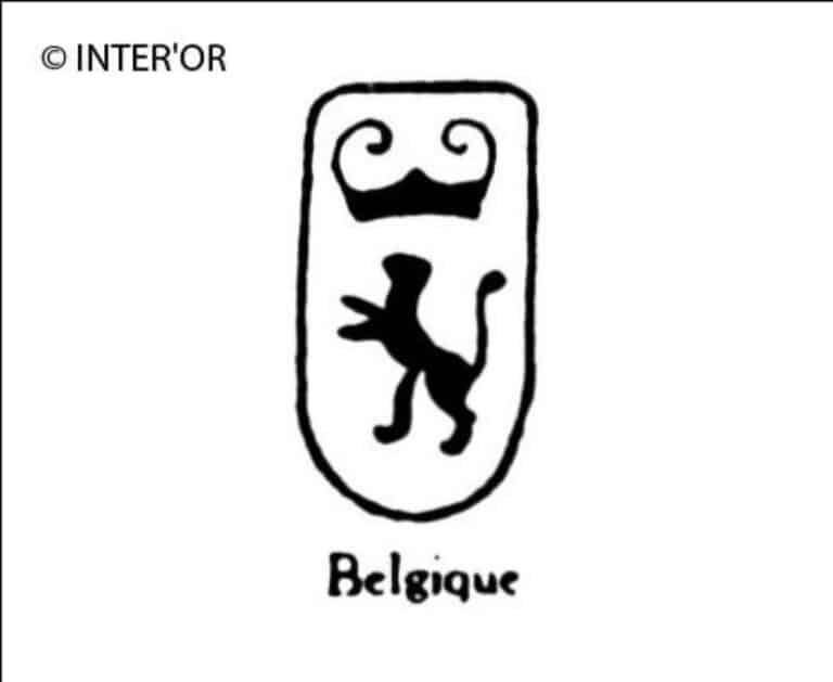 Lion surmonte du briquet de bourgogne