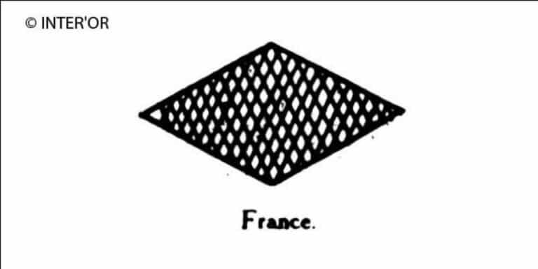 Losange au fond de sable