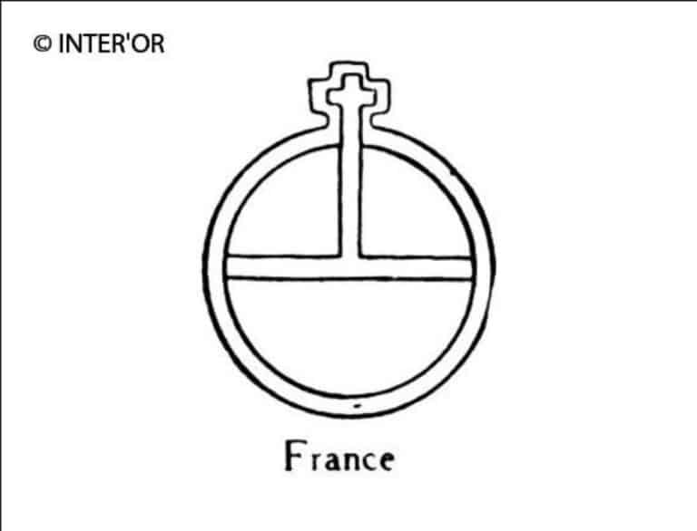 Monde surmonte d'une croix