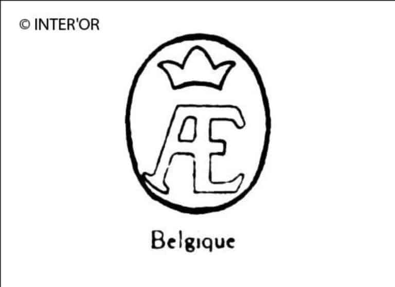 Monogramme a e couronne