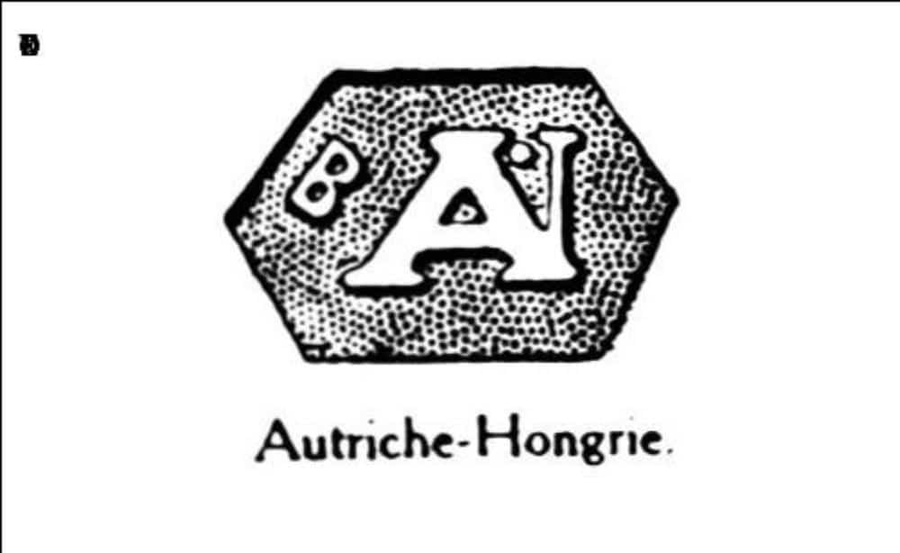 Monogramme av et b dans un hexagone