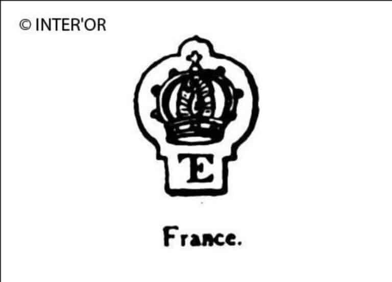 Monogramme e. T. Et couronne