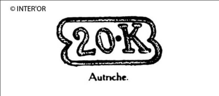 Nombre 20. — lettre k