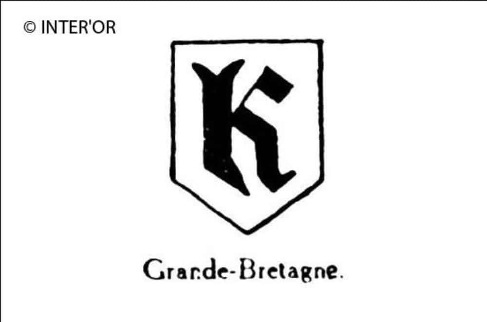 Petite lettre gothique k
