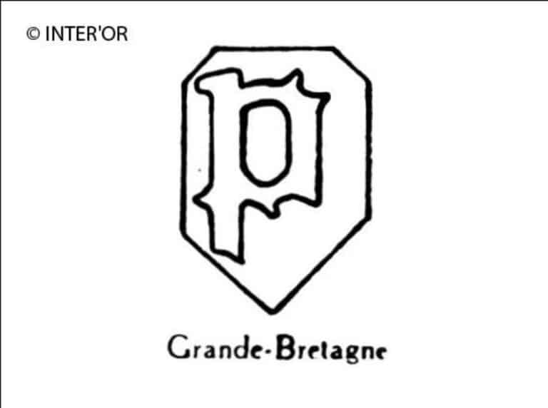 Petite lettre gothique p