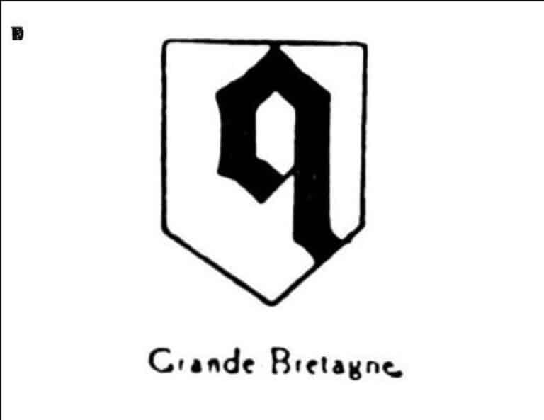 Petite lettre gothique q