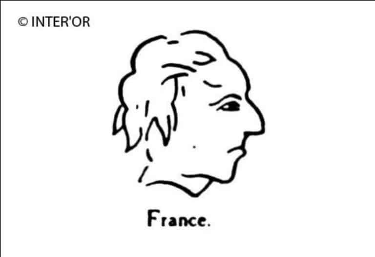 Tete de jeune homme avec chignon