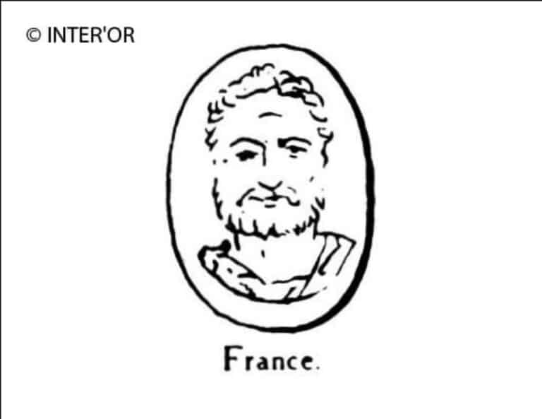 Tete de vieillard vue de face